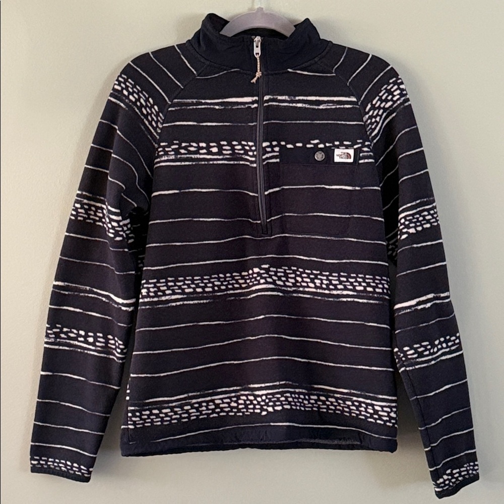 North Face GORDON LYONS 1/4 ZIP High collar Chest pocket pullover Casual tribal